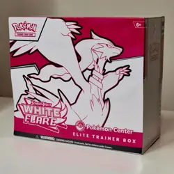 Pokemon Center Exclusive White Flare ETB Elite Trainer Box TCG New Sealed - Image 1