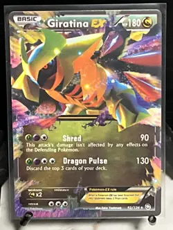 Pokemon Giratina EX TCG Holo Ultra Rare Card 92/124 Dragons Exalted - Image 1