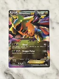 Pokemon Giratina EX TCG Holo Ultra Rare Card 92/124 Dragons Exalted - Image 3