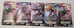 GUNDAM CARD GAME Newtype Rising Sleeved Booster Packs x5 Sealed - GD01 English - Image 1