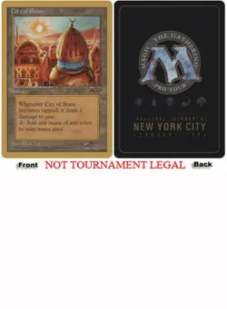 City of Brass (Leon Lindback - 1996) World Championship NM Rare CARD ABUGames - Image 1