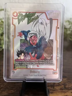 Dabura SB01-030 Gold Alternate Art Dragon Ball Manga Booster Card Fusion World - Image 1