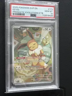 Eevee 173 Sv: Scarlet & Violet Promo Cards Holo PSA 10 - Image 1