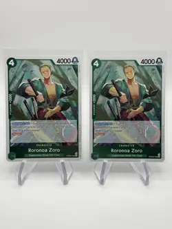 One Piece PRB02 Zoro English Playset PRB02-006 4 Card Premium Set Best Vol.2 - Image 1