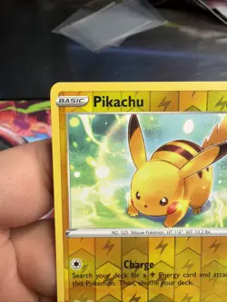 Pokemon TCG Reverse Cosmos Holo Pikachu Card 065/202 Good Condition See Pics - Image 2