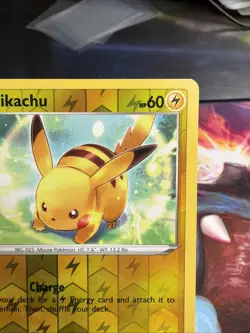 Pokemon TCG Reverse Cosmos Holo Pikachu Card 065/202 Good Condition See Pics - Image 3