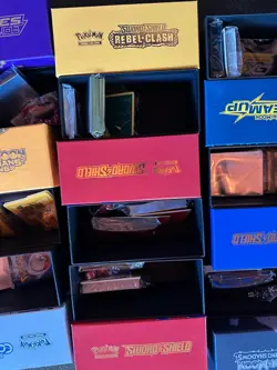 Pokemon Elite Trainer Box Lot Sword And Shield Dice Energy Cards Spacers Sleeves - Image 4