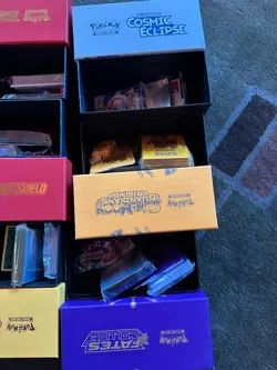 Pokemon Elite Trainer Box Lot Sword And Shield Dice Energy Cards Spacers Sleeves - Image 5