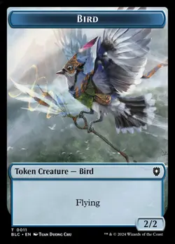 Bird // Shark Double-Sided Token - MTG Cards Shop - Image 1