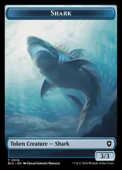 Bird // Shark Double-Sided Token - MTG Cards Shop - Image 2