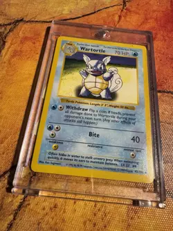 Pokemon Card - Wartortle Base Set 42/102 - Shadowless - RARE - Image 1