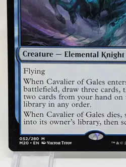 Cavalier of Gales Core Set 2020 / M20 PLD Blue Mythic Rare MAGIC CARD - Image 4