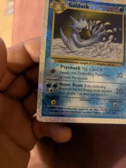 Pokemon TCG 2002 Golduck 43/110 Legendary Collection Reverse Holo Card - Image 2