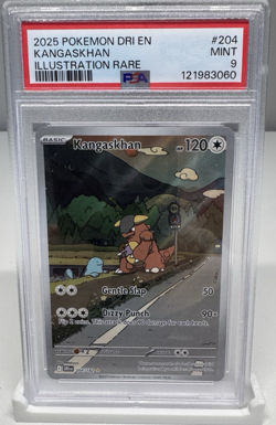 Kangaskhan Illustration Rare PSA 9 - 204/182 Destined Rivals Pokemon Card MINT - Image 1