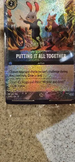 Lorcana Putting It All Together Zootopia Movie Promo Card - Image 2