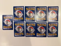 vintage 1999 base set pokemon cards lot (9 cards) - Image 2
