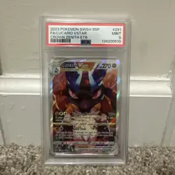 PSA 9 - Lucario Vstar SWSH291 Pokemon Sword & Shield Promo Ultra Rare Card MINT - Image 1