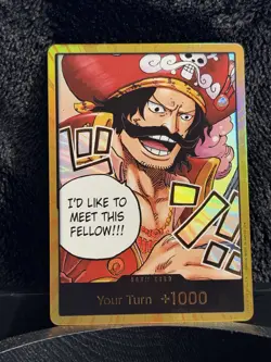 DON!! Card (Gol.D.Roger) (Gold) Carrying On His Will Foil - Image 1