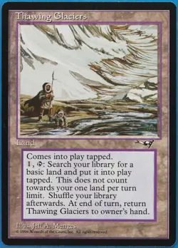 Thawing Glaciers Alliances NM (Reserved List MTG Magic Card) (510281) ABUGames - Image 1