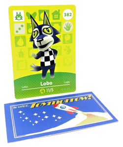 Animal Crossing Nintendo Amiibo - LOBO #382 - Series 4 Authentic Card - Image 1