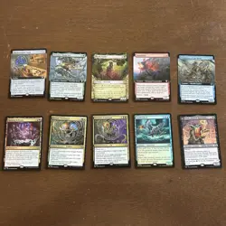 Magic The Gathering Lorwyn Eclipsed 10 Card Lot Bloom Tender More - Image 1