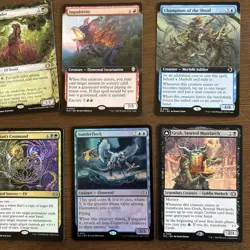 Magic The Gathering Lorwyn Eclipsed 10 Card Lot Bloom Tender More - Image 3
