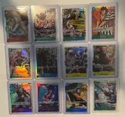 One Piece TCG Super Rare Lot of 12 Super Rare Cards One Piece Lot Japanese - Image 1
