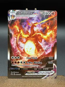 Pokemon Charizard VMAX Gigantamax Card Claw Slash G-Max Wildfire SWSH 261 NM/M - Image 1