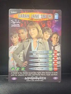Doctor Who Battles In Time Card Sarah Jane Smith Friends Adventurer 1/10 SJA01 - Image 1