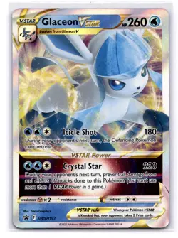 Glaceon VSTAR Promo SWSH: Sword & Shield Promo Cards SWSH197 LP-NM - Image 1