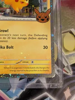 Pokemon TCG Halloween Trick Or Trade 2024 Card Pikachu #18/91 - Image 5