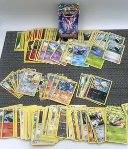 Pokemon Card Lot 200+ With 16 Reverse Holo Cards XY 2013-2014 & 5 Coins - Image 1