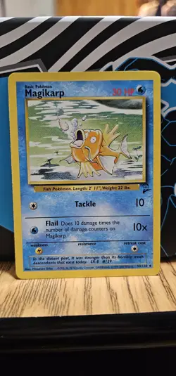 Pokemon TCG Magikarp Base Set 2 Unlimited Uncommon Card 50/130 - Image 1