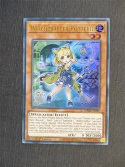 Witchcrafter Potterie MP20 Ultra Rare - 1st ed - Yugioh Cards #5HJ - Image 1