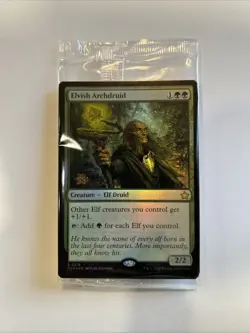 Elvish Archdruid -Foil- English MTG Promos: Prerelease Card FDN Rare 219 - Image 1