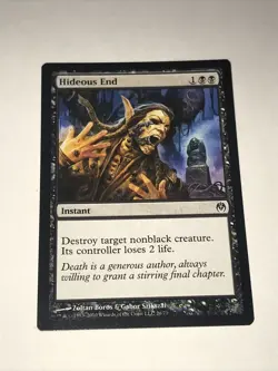 Hideous End Magic The Gathering Card - Image 1