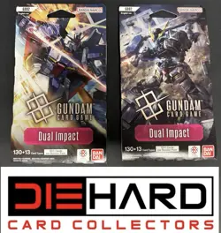 Gundam Card Game Dual Impact Sleeved Booster Packs x2 GD02 English New Sealed - Image 1