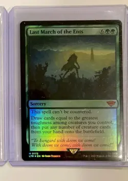 Magic the Gathering: Tales of Middle Earth- Last March of the Ents #172 (Foil) - Image 1