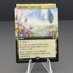 Abundant Countryside (Extended Art Regular) MTG Lorwyn Eclipsed #42 - Image 1