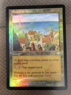 Mtg - Rishadan Port - Mercadian Masks - FOIL - Legacy - Commander - WATCH VIDEO! - Image 1