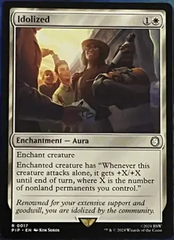 Idolized - Universes Beyond Fallout - Magic MTG - NM - Rare - Image 1