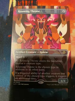 MTG Lost Caverns of Ixalan Roaming Throne Borderless - Image 1