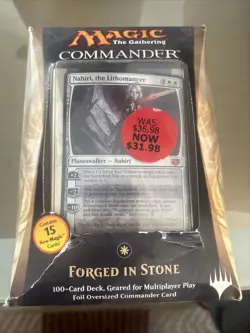Magic The Gathering - Forged In Stone Commander Deck - Sealed In Damaged Box - Image 1