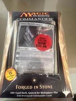 Magic The Gathering - Forged In Stone Commander Deck - Sealed In Damaged Box - Image 5