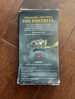 Magic The Gathering Double Masters 3-Booster Draft Pack Sealed - "Ugly Box" - Image 5