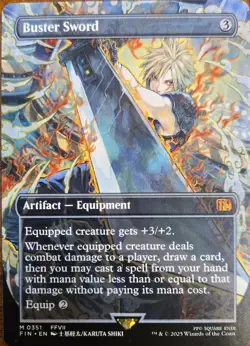 Buster Sword (Borderless) Final Fantasy Regular - Image 1