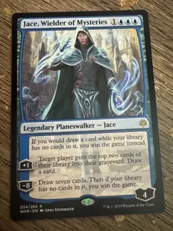 Magic the Gathering Jace, Wielder of Mysteries War of the Spark Regular - Image 1