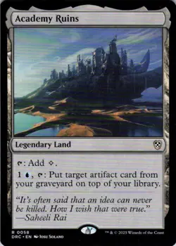MTG Academy Ruins (58) | NM | Commander: Aetherdrift {DRC} - Image 1