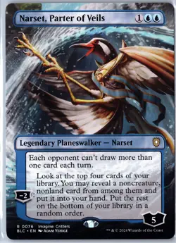 Commander: Bloomburrow #76 Narset, Parter of Veils (Borderless) - Image 1