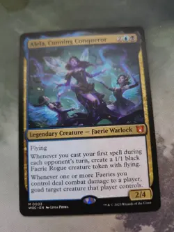 MtG - Alela, Cunning Conqueror x1 - Non-Foil Commander: Wilds of Eldraine Magic - Image 1